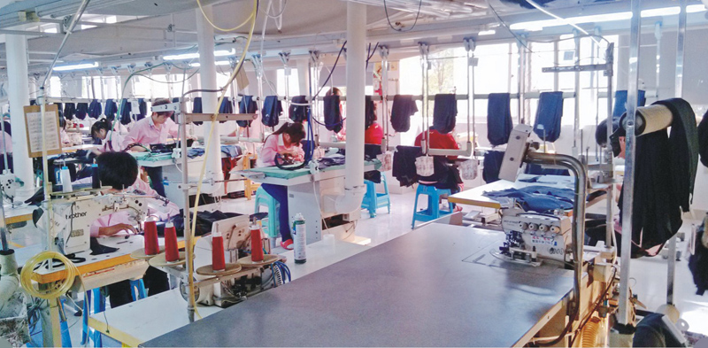 服装生产企业的生产流程